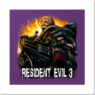 Resident evil 3 remake nemesis Posters and Art